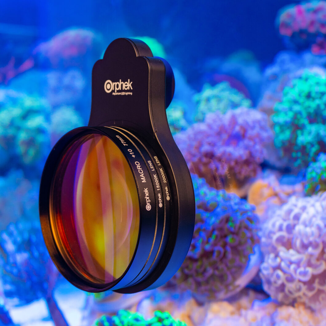 orphek omini on aquarium