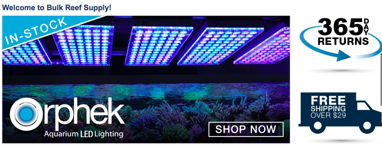 orphek atlantik LED bulk reef
