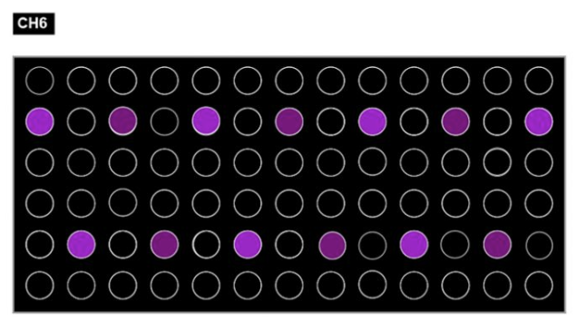 leds violeta profundo