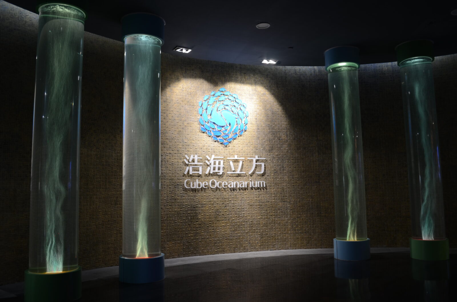 큐브 해양 수족관 중국