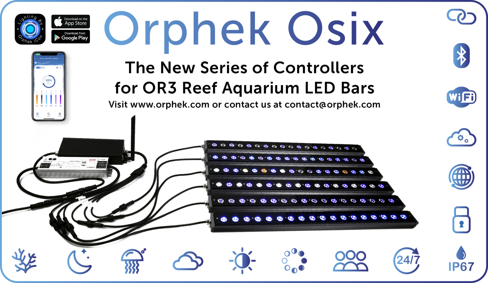 Orphek-Osix-OR3-LED-Bar-iCon-Smart-dim-controller