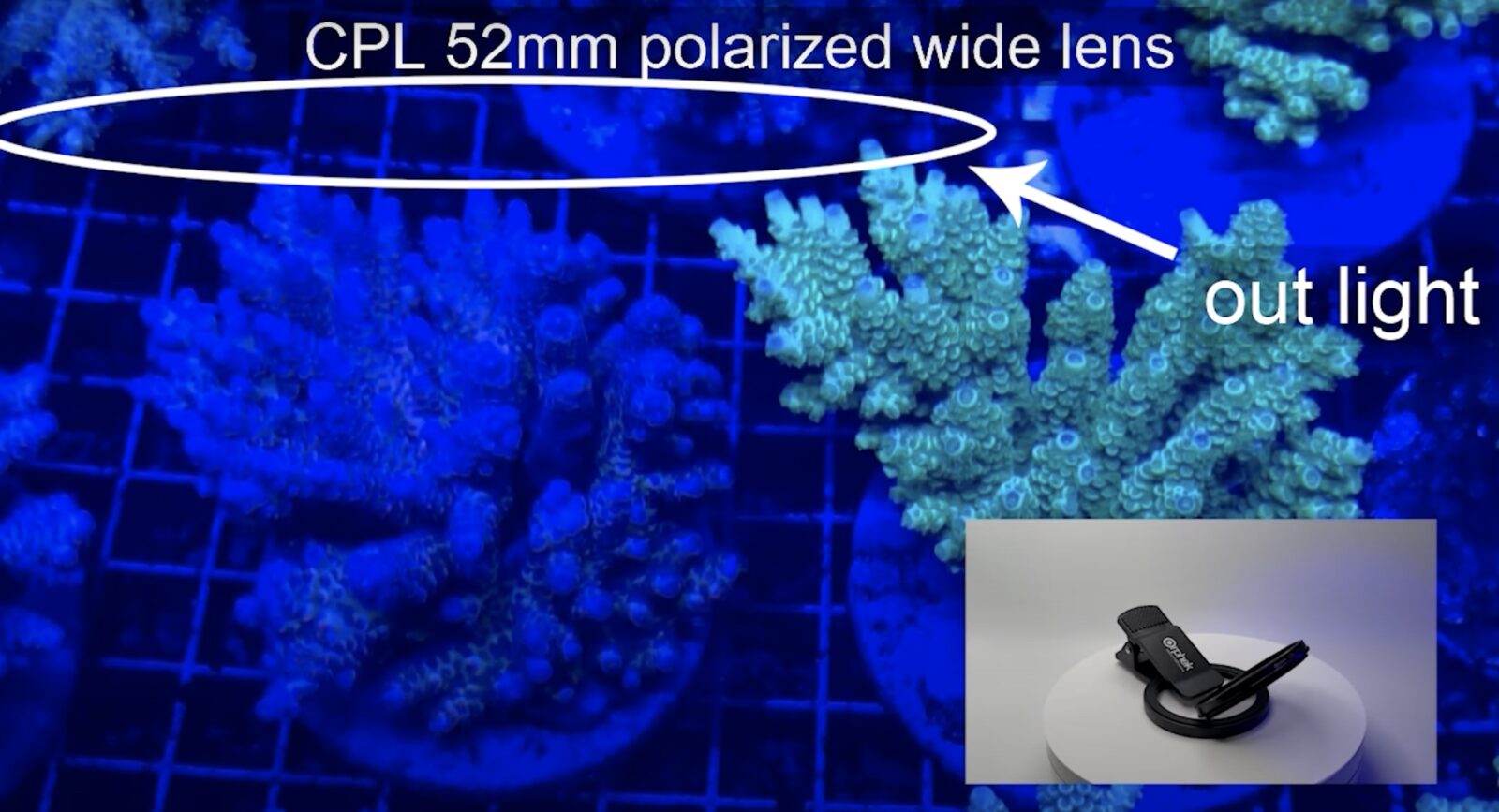 Orphek CPL 52mm polariseret filter